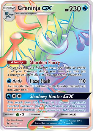 Greninja-GX 133/131 - Forbidden Light Holofoil - Poke-Collect