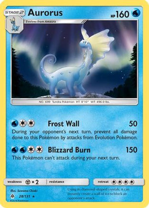 Aurorus 28/131 - SM  Forbidden Light Holofoil - Poke-Collect