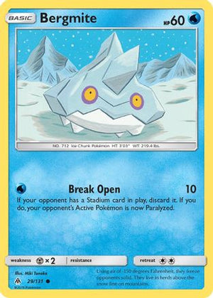 Bergmite 29/131 - SM  Forbidden Light Reverse Holofoil - Poke-Collect
