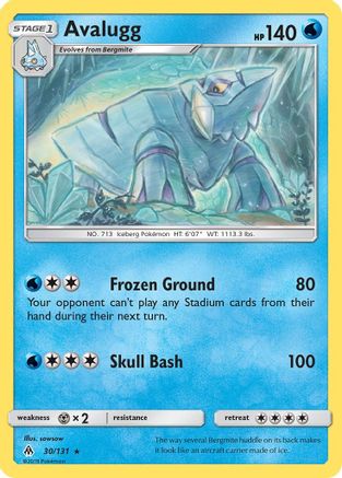 Avalugg 30/131 - SM  Forbidden Light - Poke-Collect