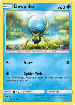 Dewpider 32/131 - SM  Forbidden Light - Poke-Collect
