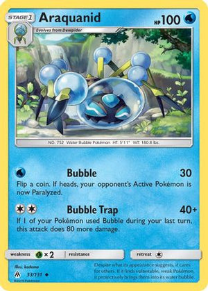 Araquanid 33/131 - Forbidden Light - Poke-Collect