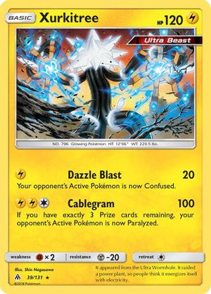 Xurkitree 39/131 - Forbidden Light Reverse Holofoil - Poke-Collect