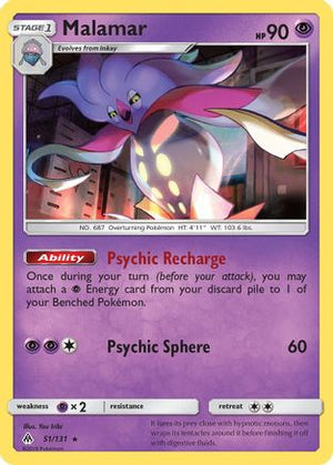 Malamar 51/131 - Forbidden Light Reverse Holofoil - Poke-Collect