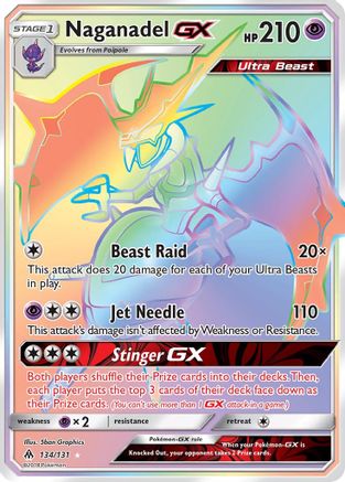 Naganadel-GX 134/131 - Forbidden Light Holofoil - Poke-Collect