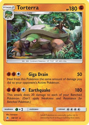 Torterra 58/131 - Forbidden Light Reverse Holofoil - Poke-Collect