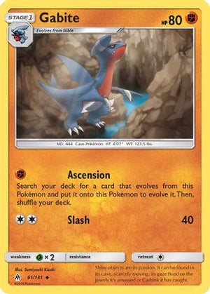 Gabite 61/131 - SM  Forbidden Light Reverse Holofoil - Poke-Collect