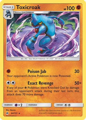 Toxicroak 64/131 - Forbidden Light - Poke-Collect