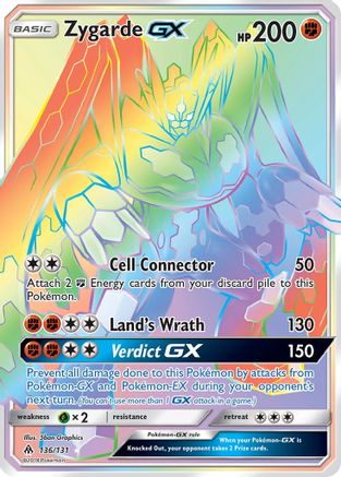 Zygarde-GX 136/131 - Forbidden Light Holofoil - Poke-Collect