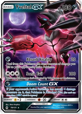 Yveltal-GX 79/131 - Forbidden Light Holofoil - Poke-Collect