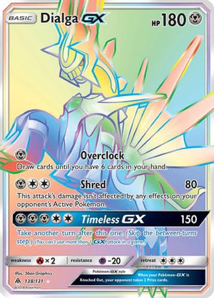Dialga GX (Secret) 138/131 - SM  Forbidden Light Holofoil - Poke-Collect