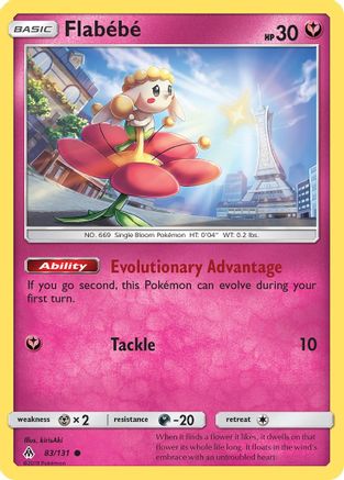 Flabebe (83) 83/131 - SM  Forbidden Light Reverse Holofoil - Poke-Collect