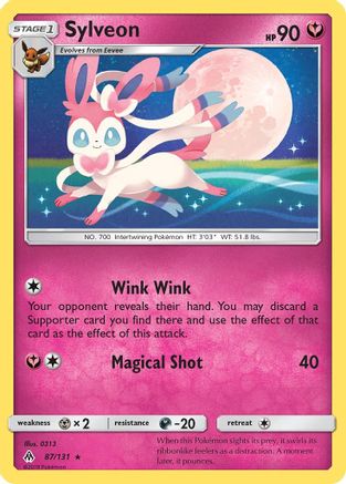 Sylveon 87/131 - Forbidden Light Reverse Holofoil - Poke-Collect