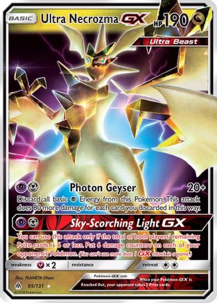Ultra Necrozma-GX 95/131 - Forbidden Light Holofoil - Poke-Collect