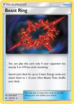 Beast Ring 102/131 - SM  Forbidden Light - Poke-Collect