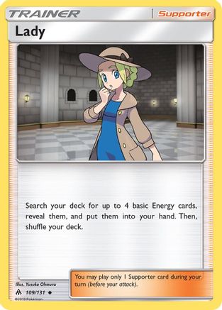 Lady 109/131 - SM  Forbidden Light Reverse Holofoil - Poke-Collect