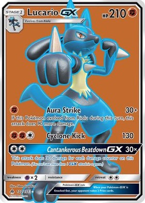 Lucario-GX 122/131 - Forbidden Light Holofoil - Poke-Collect