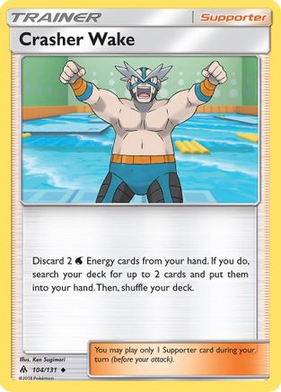 Crasher Wake 104/131 - SM  Forbidden Light - Poke-Collect
