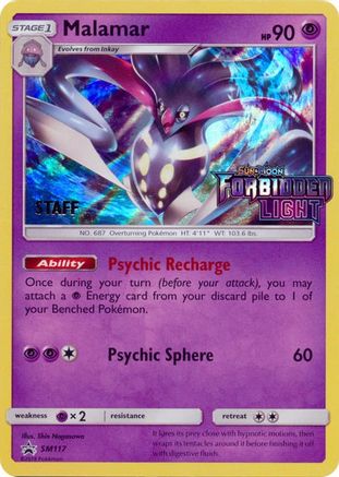 Malamar - SM117 (Prerelease) [Staff] SM117 - SM Promos Holofoil - Poke-Collect