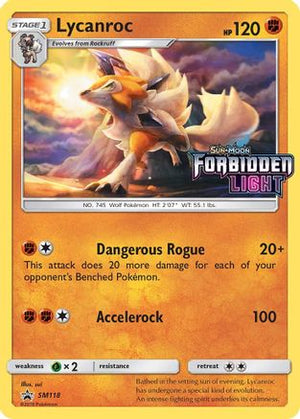 Lycanroc - SM118 (Prerelease) SM118/248 - SM Promos Holofoil