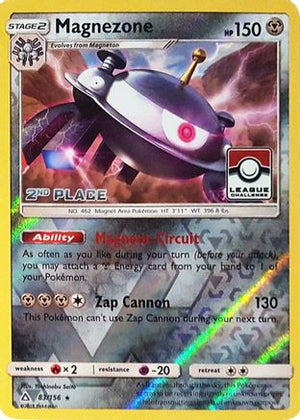 Magnezone - 83/156 (League Challenge) [2nd Place] 83 - League & Championship Cards Reverse Holofoil - Poke-Collect