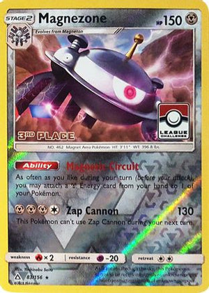 Magnezone - 83/156 (League Challenge) [3rd Place] 83 - League & Championship Cards Reverse Holofoil - Poke-Collect