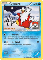 Delibird - 38/149 (Pokemon League) [1st Place] 38 - League & Championship Cards Reverse Holofoil - Poke-Collect