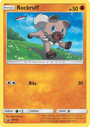 Rockruff SM120/248 - SM Black Star Promos Holofoil - Poke-Collect