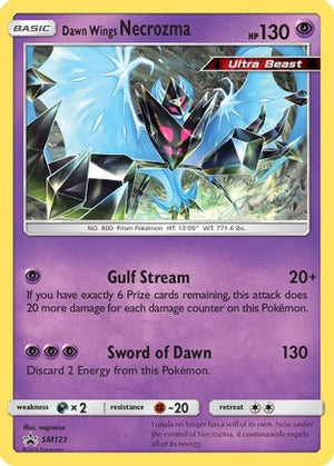 Dawn Wings Necrozma SM123/248 - SM Black Star Promos Holofoil