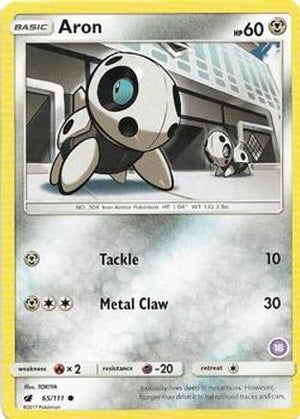 Aron (18) 65 - SM Trainer Kit Alolan Sandslash & Alolan Ninetales - Poke-Collect