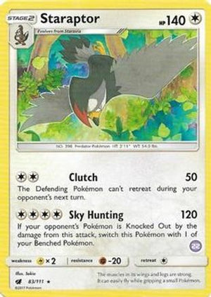 Staraptor (22) 83 - SM Trainer Kit Alolan Sandslash & Alolan Ninetales - Poke-Collect