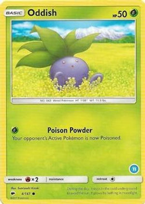 Oddish (11) 4 - SM Trainer Kit Alolan Sandslash & Alolan Ninetales - Poke-Collect