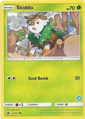 Skiddo (13) 10 - SM Trainer Kit Alolan Sandslash & Alolan Ninetales - Poke-Collect