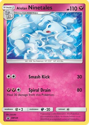 Alolan Ninetales SM128/248 - SM Black Star Promos Holofoil - Poke-Collect