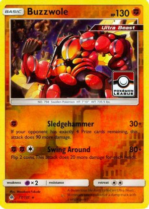 Buzzwole - 77/131 (Pokemon League) 77 - League & Championship Cards Reverse Holofoil - Poke-Collect
