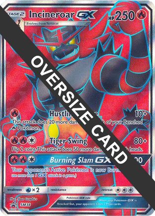 Incineroar GX - SM38 (SM Black Star Promo) SM38 - Jumbo Cards Holofoil - Poke-Collect
