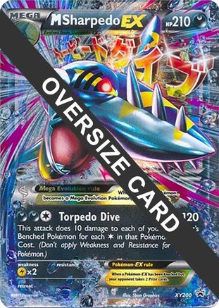 M Sharpedo EX - XY200 XY200 - Jumbo Cards Holofoil - Poke-Collect