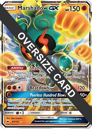 Marshadow GX - 80/147 80 - Jumbo Cards Holofoil - Poke-Collect