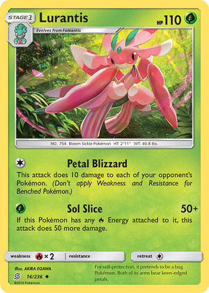 Lurantis 16/236 - Unified Minds Reverse Holofoil - Poke-Collect