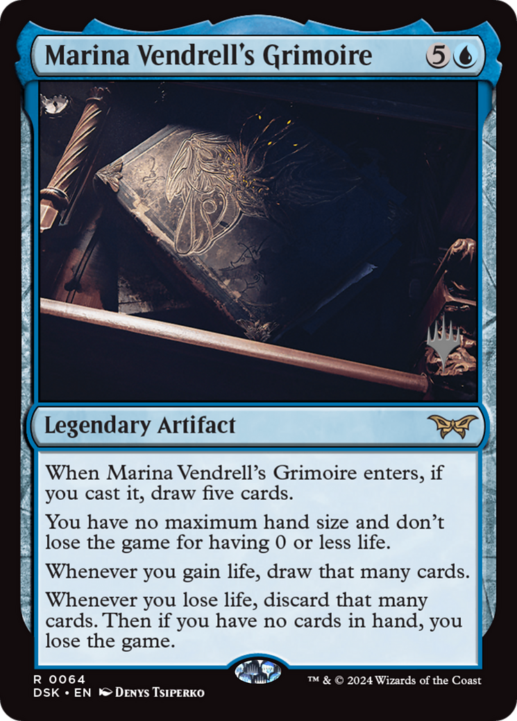 Marina Vendrell's Grimoire (PPDSK-064) - Duskmourn: House of Horror Promos Foil - Poke-Collect