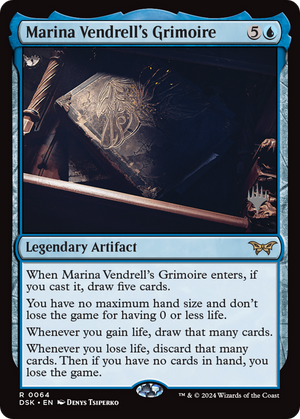 Marina Vendrell's Grimoire (PPDSK-064) - Duskmourn: House of Horror Promos Foil - Poke-Collect