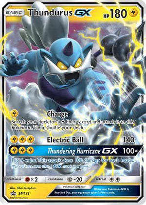 Thundurus-GX SM133/248 - SM Black Star Promos Holofoil - Poke-Collect