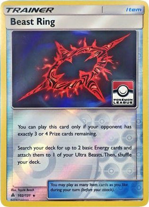 Beast Ring - 102/131 (Pokemon League) 102 - League & Championship Cards Reverse Holofoil - Poke-Collect
