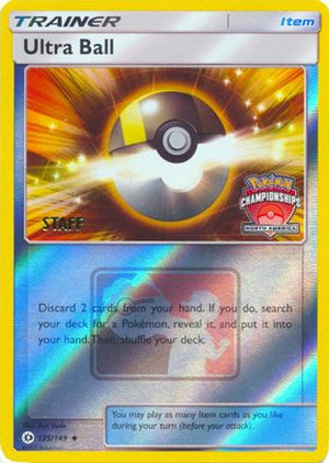 Ultra Ball - 135/149 (North America Championships) [Staff] 135 - League & Championship Cards Reverse Holofoil - Poke-Collect