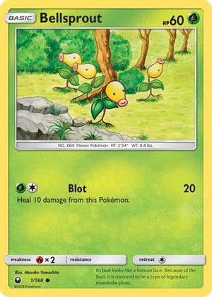 Bellsprout 1/168 - SM  Celestial Storm Reverse Holofoil - Poke-Collect