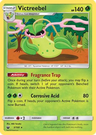 Victreebel 3/168 - Celestial Storm Holofoil - Poke-Collect