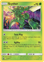 Scyther 4/168 - SM  Celestial Storm Reverse Holofoil - Poke-Collect