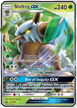 Shiftry GX 14/168 - SM  Celestial Storm Holofoil - Poke-Collect