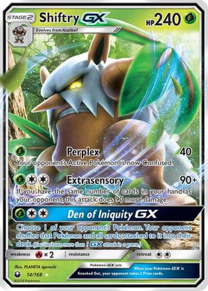 Shiftry GX 14/168 - SM  Celestial Storm Holofoil - Poke-Collect