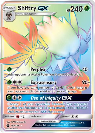 Shiftry GX (Secret) 169/168 - SM  Celestial Storm Holofoil - Poke-Collect